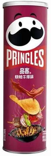 Чипсы Принглс 110г барбекю стейк