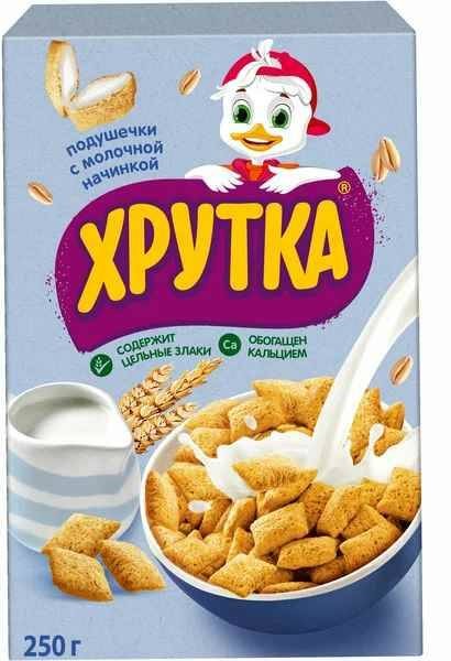 Готовый завтрак Хрутка 250г подушечки мультизлаковые