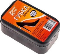 Губка для обуви Домашний Сундук 1шт прозрачный