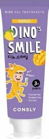 Зубная паста DINO's SMILE детская 60г манго Корея