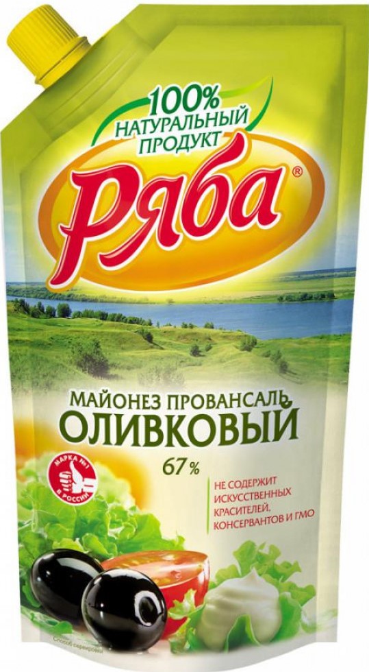 Майонез Ряба 330г оливковый