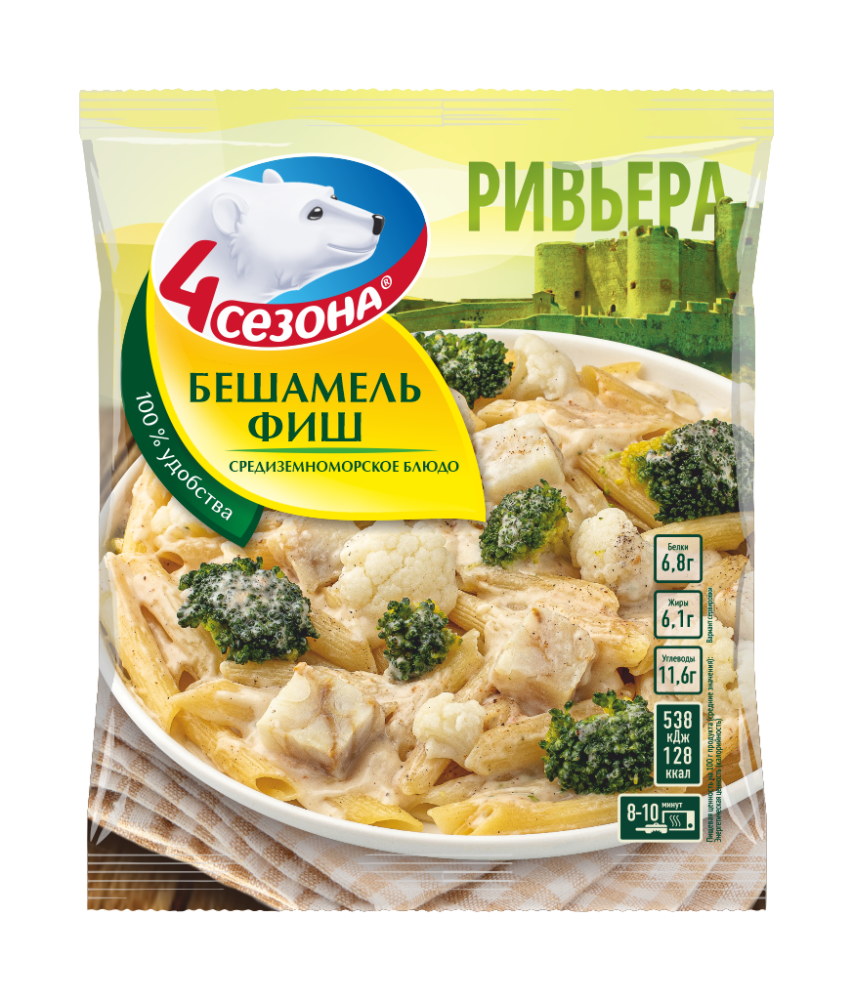 Бешамель фиш 4 Сезона 600г