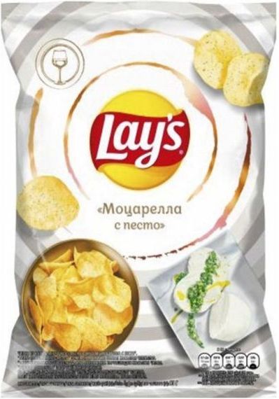 Чипсы Лейс 70г моцарелла/песто