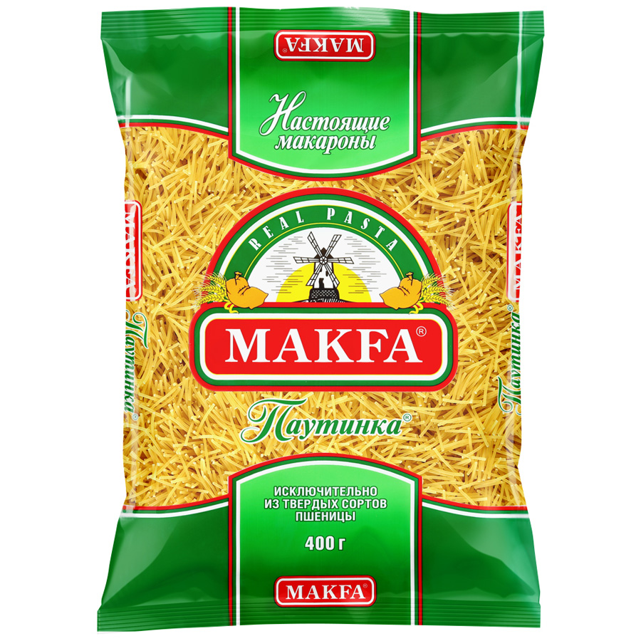 Макароны Макфа 400г вермишель паутинка
