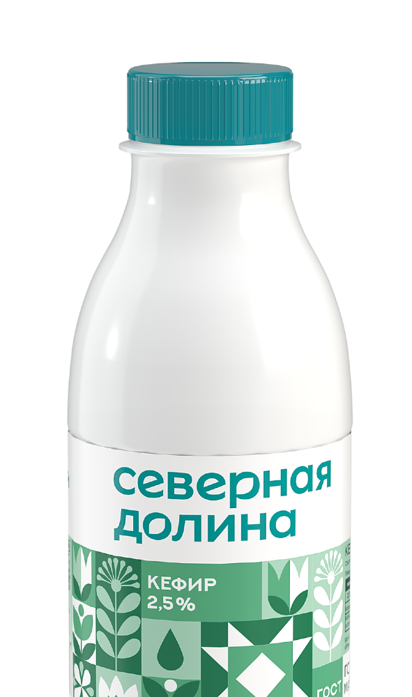 Кефир Северная долина 2,5% 420г ПЭТ БЗМЖ