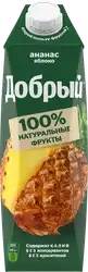 Сок Добрый 1л ананас/яблоко