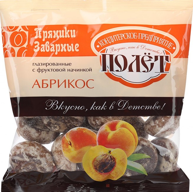 Пряники Полет 300г абрикос