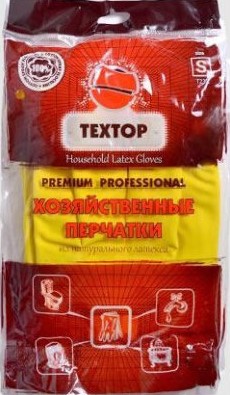 Перчатки хозяйственные Техтор S 1шт