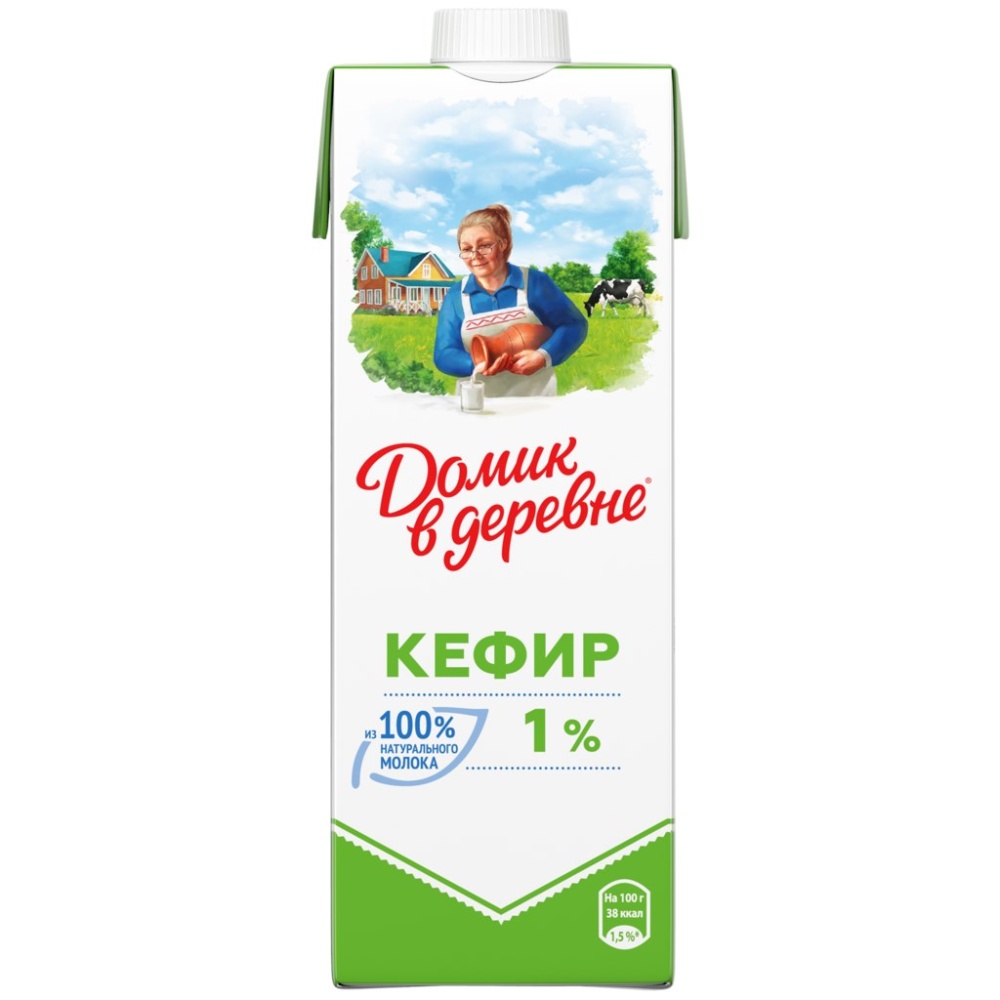 Кефир ДВД 1% 1л БЗМЖ