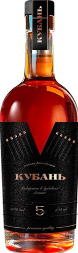 Коньяк Кубань 5лет 0,5л 40% РОССИЯ