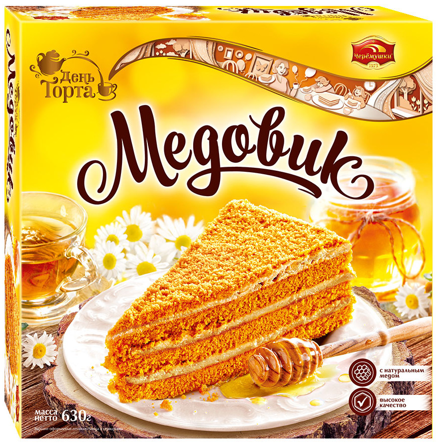 Торт Медовик 630г Черемушки
