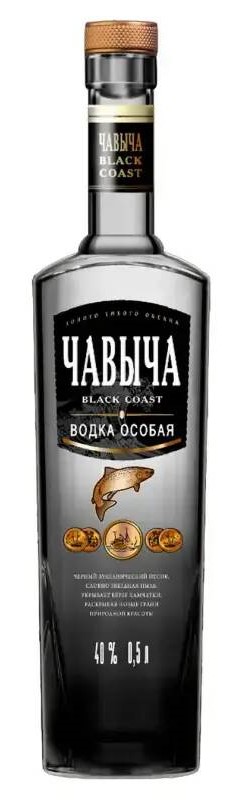 Водка Чавыча 0,5л 40% черный берег