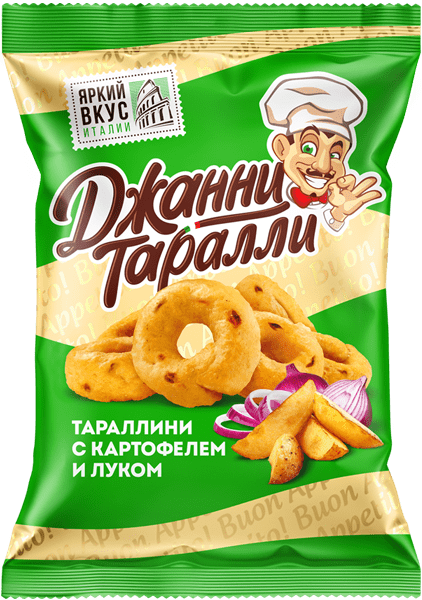 Сушки Джанни Таралли тараллини 50г картофель/лук
