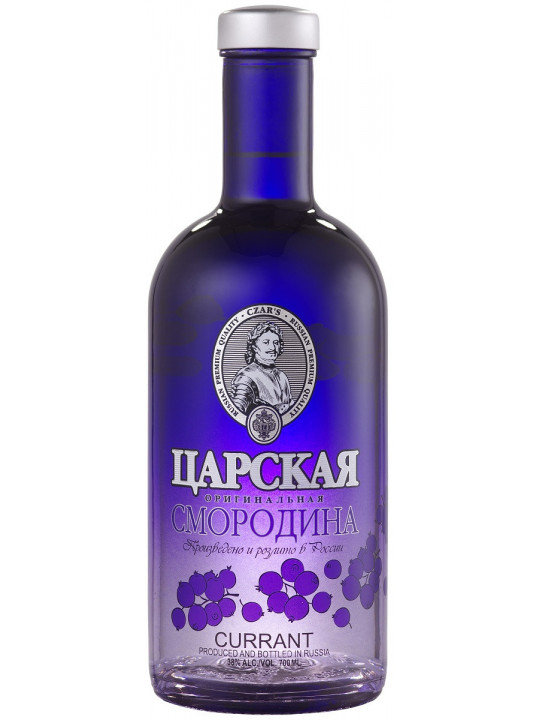 Водка Царская 0,5л 38% смородина