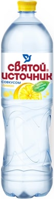 Вода  негазированная Святой источник 0,5л лимон