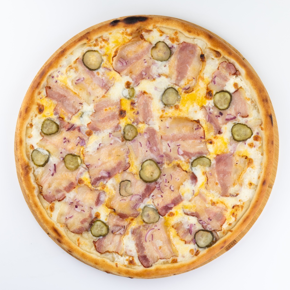 Пицца Грудинка, чедер 1000г СП