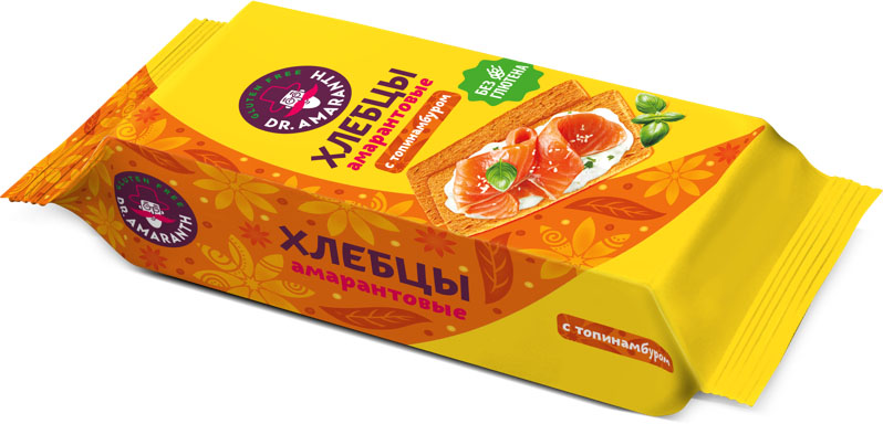 Хлебцы Доктор Амарант 60г топинамбур