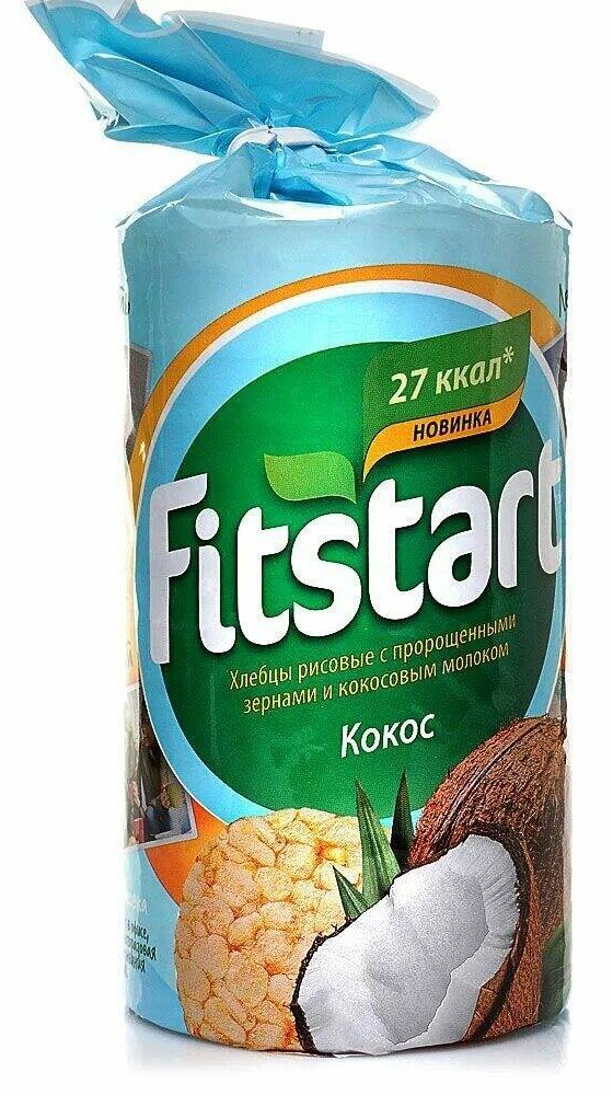 Хлебцы Фитстарт 100г рисовые кокос