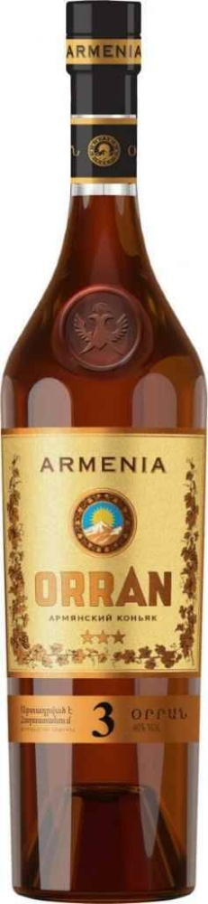 Коньяк ОРРАН 3 года 0,5л 40%