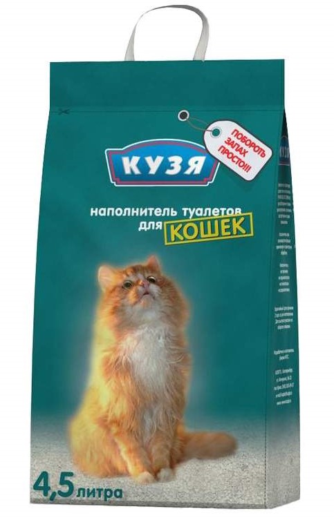 Наполнитель Кузя  4,5л впитывающий