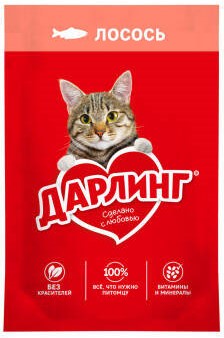 Корм Дарлинг 75г лосось в подливе
