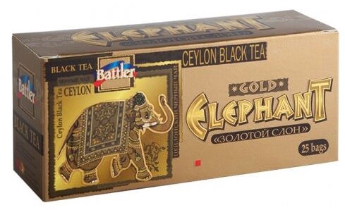 Чай Батлер Золотой Слон 25 пак черный