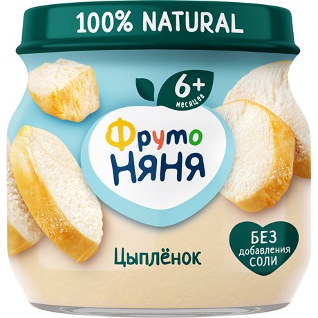 Пюре ФрутоНяня 80г цыпленок