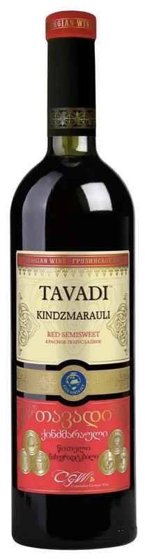 Вино Киндзмараули 0,75л 11-11,5% кр п/сл Грузия Тавади