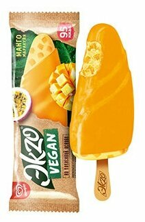 Эскимо Экзо Веган 70г манго/маракуйя