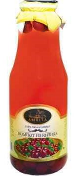 Компот Амрита 1000г из кизила