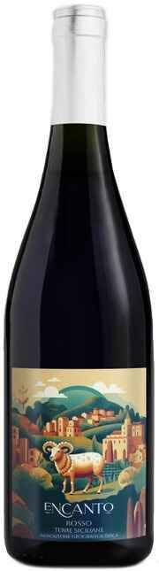 Вино Энканто Россо Терре Сицилиане 0,75л 13% кр сух 2022г  Италия