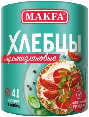 Хлебцы Макфа 100г мультизлаковые 