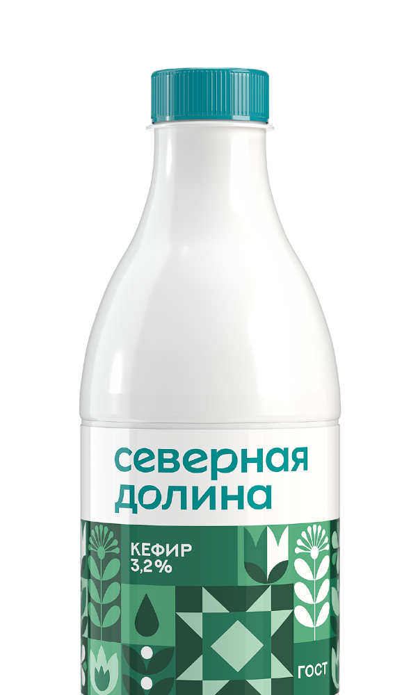 Кефир Северная долина 3,2% 920г БЗМЖ