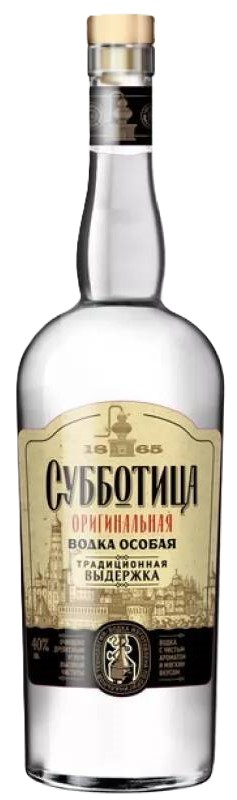 Водка Субботица 0,5л 40%