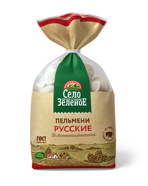 Пельмени Село Зеленое 800г русские