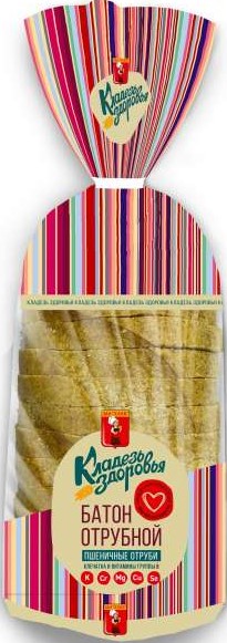 Батон с отрубями 200г Тверь