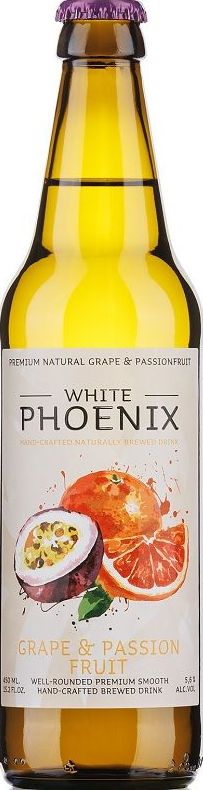 Медовуха Белый Феникс 0,45л 5,6% грейп/маракуйя