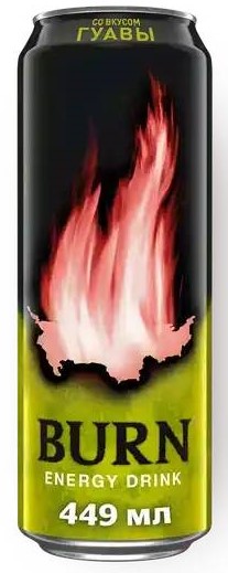 Тониз напиток Берн 0,449л гуава ж/б