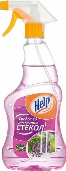 Средство для стекол Хелп 500мл ароматы весны
