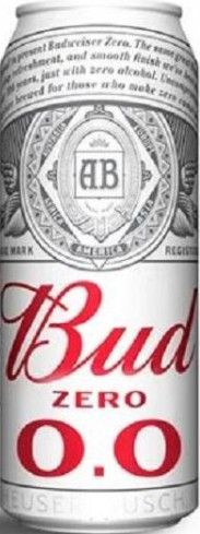 Пиво Бад 0,45л 0,5% б/а ж/б