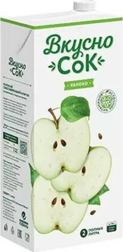 Сокосодержащий напиток Вкусносок 0,95л яблоко