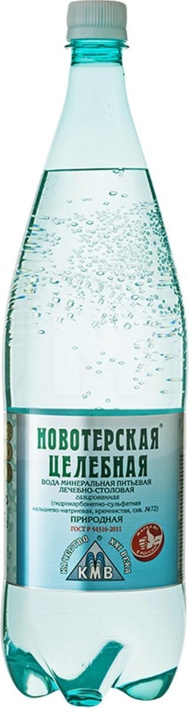 Вода газированная Новотерская 1,5л