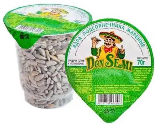 Семечки Дон Семи 70г очищенные