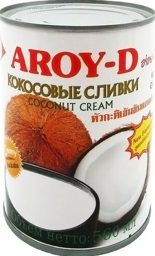 Кокосовые сливки Арой-д 70% 560мл ж/б