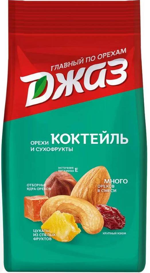 Коктейль Джаз орехи/сухофрукты 150г