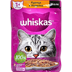 Корм Вискас 75г желе кролик