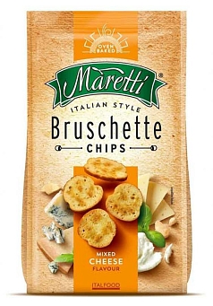 Сухарики Маретти 70г сырный микс