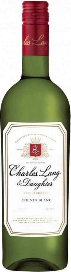 Вино Чарльз Лэнг Энд Доте Шенен Блан 0,75л 11-14% бел сух ЮАР