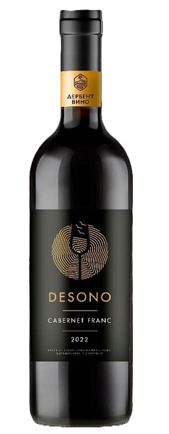 Вино Дэсоно Каберне Фран 0,75л 12,5% сух кр Россия