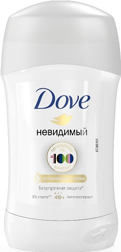Дезодорант женский Дав стик 40мл невидимый